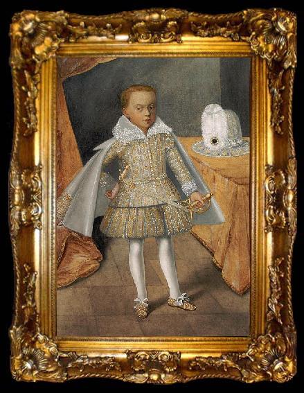 framed  unknow artist Portrait of Prince Alexander Charles Vasa., ta009-2
